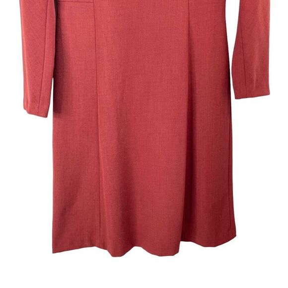 MM Lafleur‎ fit glare long sleeve dress Size 2 career classy modest - Picture 4 of 9